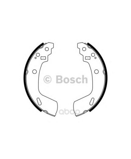 BOSCH Колодки барабанные комплект