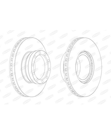 BERAL Тормозной диск