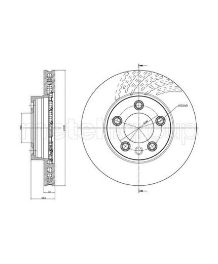 METELLI Тормозной диск