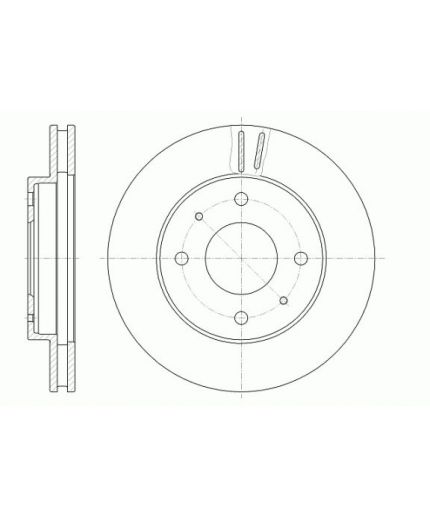 REMSA Тормозной диск