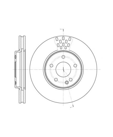 REMSA Тормозной диск