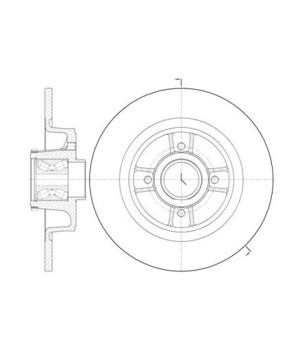 REMSA Тормозной диск