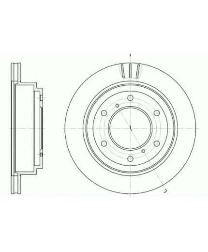 REMSA Тормозной диск