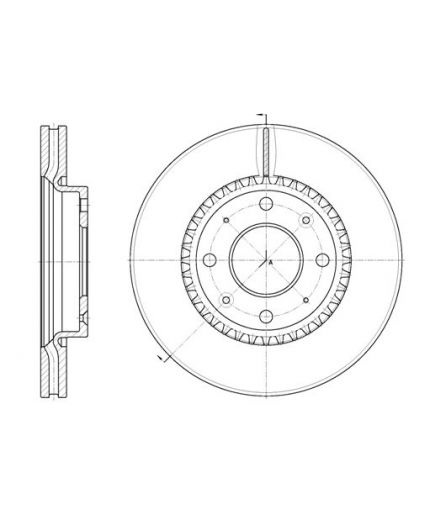 REMSA Тормозной диск