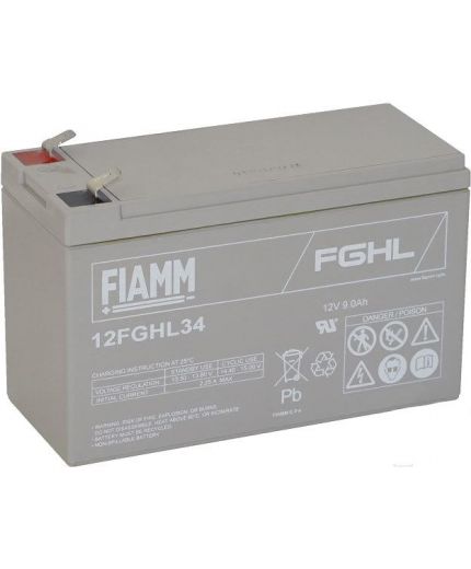 FIAMM 12FGHL34 12V (9 А/ч) longlife