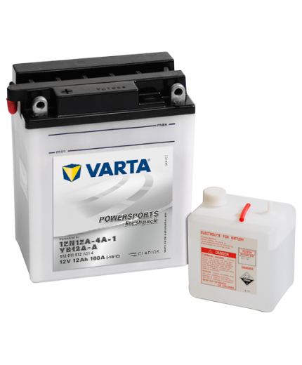 VARTA Powersports Freshpack YB12A-A 512 011 012 (12 А/ч)