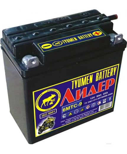 Tyumen Battery Лидер 6МТС-9 (9 А/ч)