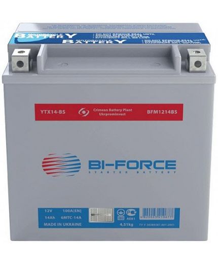 AGM TAB YTX14-BS (12A А/ч) 00А