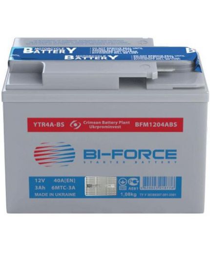 AGM TAB YTR4A-BS (2.3 А/ч) 30А