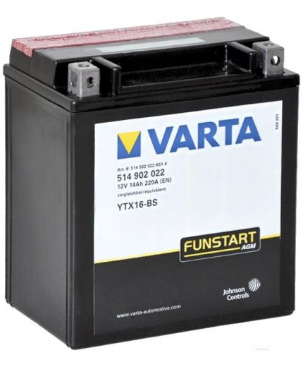 VARTA POWERSPORTS AGM 12V (14 А/ч) 250A