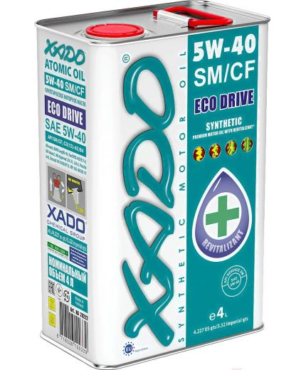 Моторное масло XADO Atomic OIL SM/CF 5W-40 4л