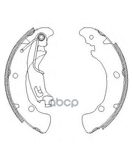 REMSA Колодки барабанные 4 шт