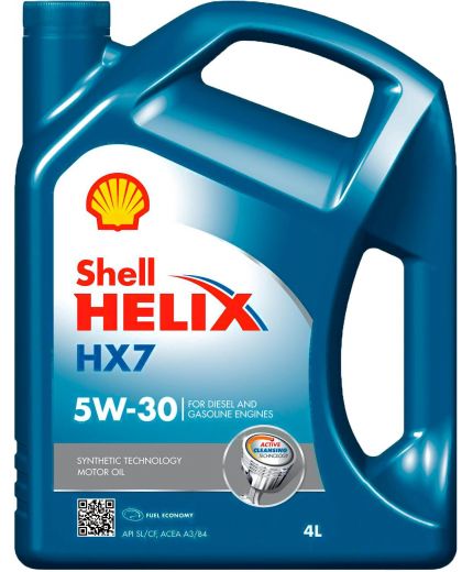 Моторное масло SHELL Helix HX7 5W-30 4л
