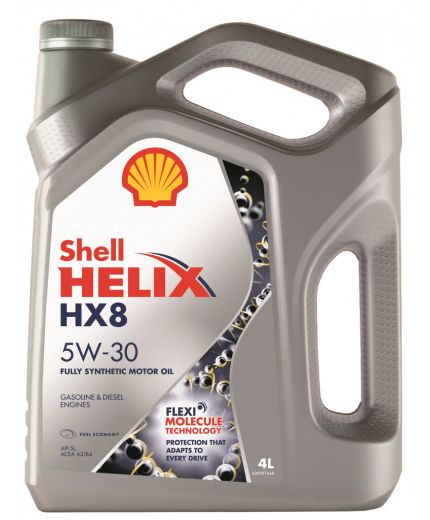 Моторное масло SHELL Helix HX8 Synthetic 5W-30 4л