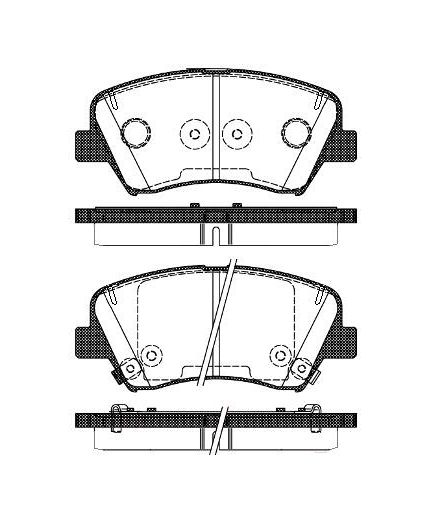 REMSA Колодки дисковые передние