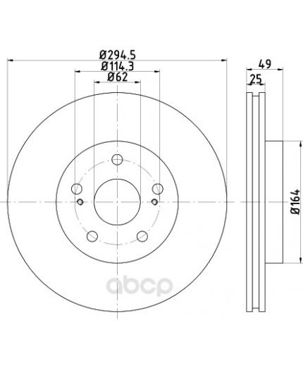 Textar Тормозной диск с покрытием PRO