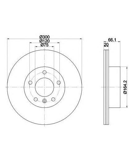 Textar Тормозной диск с покрытием PRO
