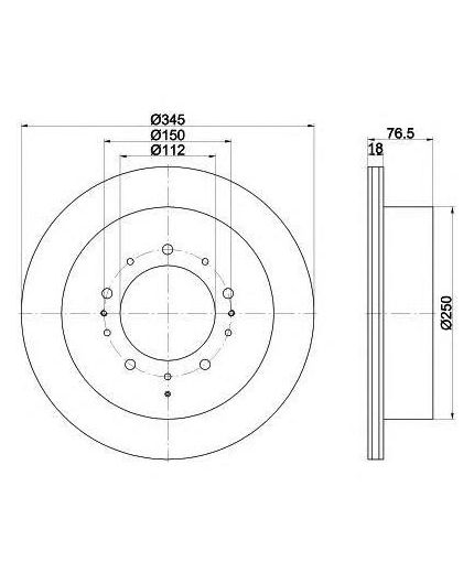 Textar Тормозной диск с покрытием PRO