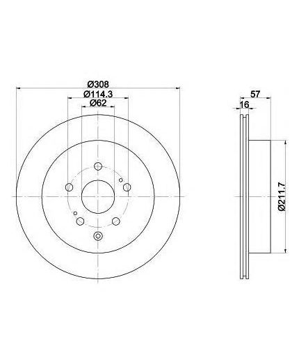 Textar Тормозной диск