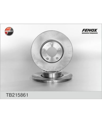 FENOX Тормозной диск передний