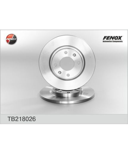 FENOX Тормозной диск передний