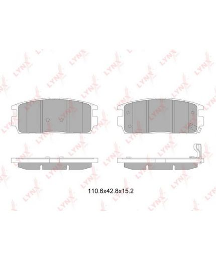 Lynxauto Колодки дисковые комплект
