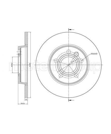 METELLI Тормозной диск