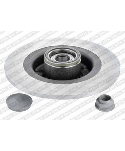 SNR Тормозной диск задний с подшипником и кольцо ABS