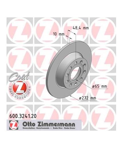 ZIMMERMANN Тормозной диск задний