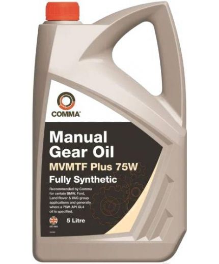 Трансмиссионное масло COMMA MVMTF Plus 75W 5л
