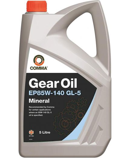 Трансмиссионное масло COMMA GL5 85W-140 5л