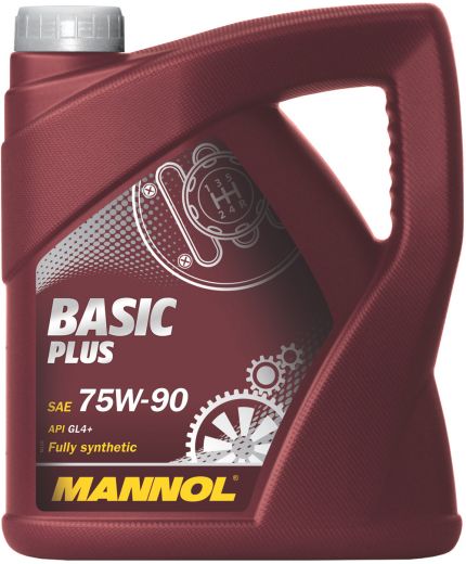 Трансмиссионное масло MANNOL Basic Plus 75W-90 GL-4 + 4л.