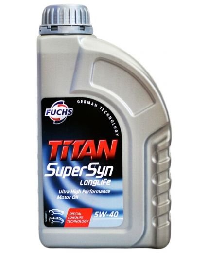 Моторное масло FUCHS TITAN Supersyn LONGLIFE 5W-40 1л
