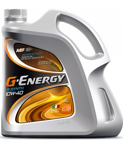 Моторное масло G-ENERGY S Synth 10W-40 SL/CF 4л