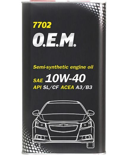 Моторное масло MANNOL 7702 OEM for Chevrolet Opel 10W-40 SL/CF 4л METAL