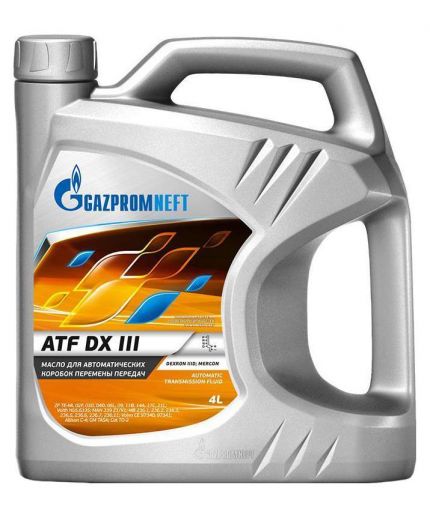 Трансмиссионное масло GAZPROMNEFT ATF DX III 4л