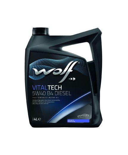 Моторное масло WOLF VitalTech 5W-40 B4 DIESEL 4 л