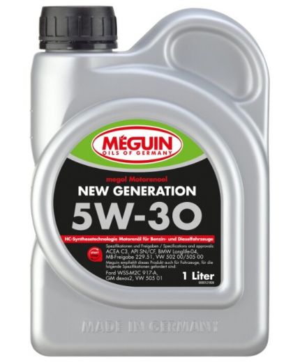 Моторное масло MEGUIN Megol New Generation 5W-30 1л