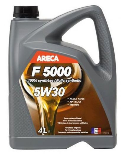 Моторное масло ARECA F5000 5W-30 4л
