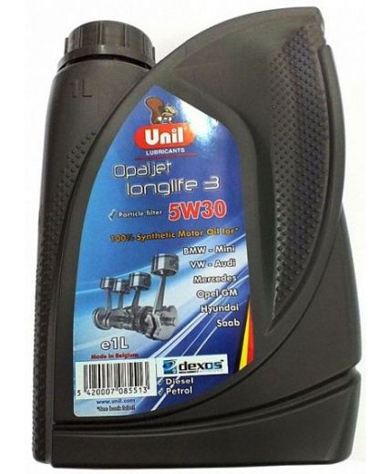 Моторное масло UNIL OPALJET LONGLIFE 3 5W-30, 1л
