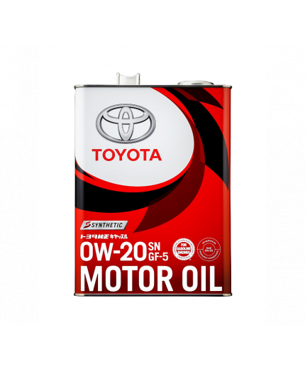 Моторное масло TOYOTA 0W-20 4л (замена на 08880-13205)
