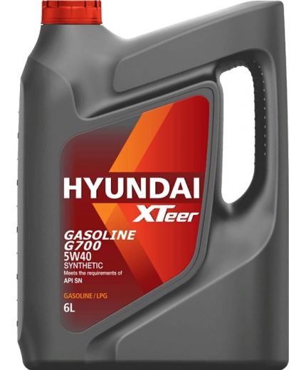 Моторное масло HYUNDAI XTeer Gasoline G700 5W-40 6л