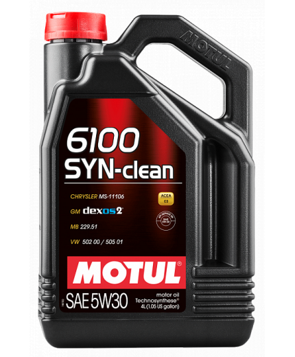 Моторное масло MOTUL 6100 SYN-CLEAN 5W-30 5л