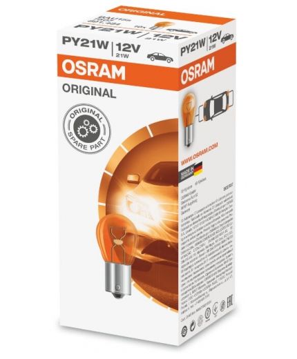 NARVA Лампочка PY21W 12V-21W (BAU15s) янтарь Фото 8