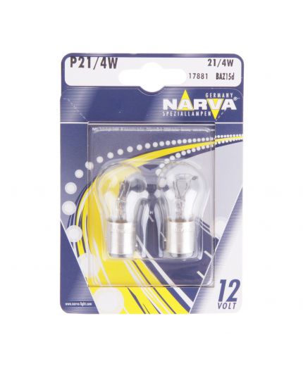 NARVA Лампочка P21/4W 12V-21/4W
