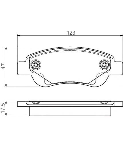 BOSCH Колодки дисковые