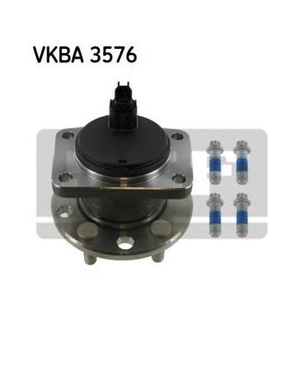 SKF Подшипник ступицы задней комплект