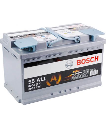 BOSCH S5 AGM 0092S5A110 (80 А/ч)