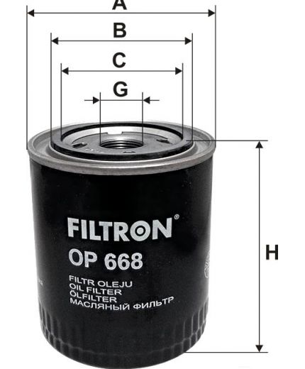 FILTRON Фильтр масляный