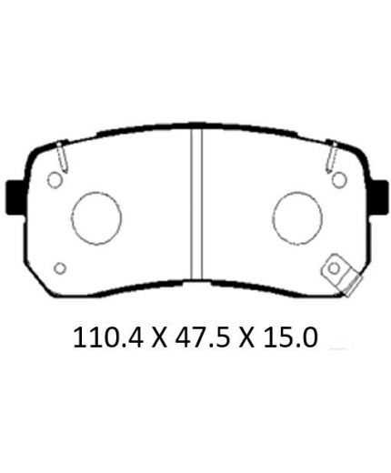 Patron Колодки дисковые задние